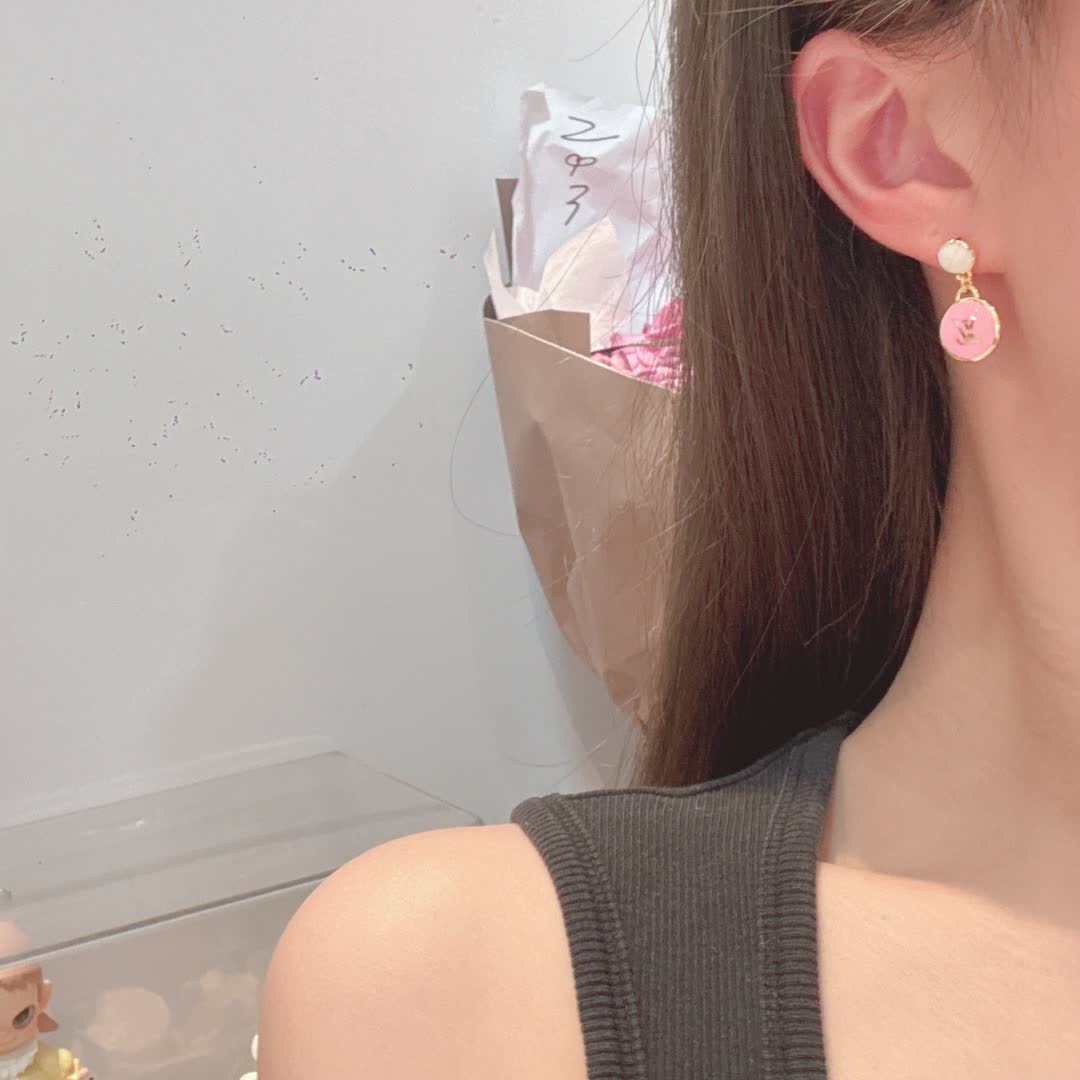 Louis Vuitton Pink Flower Earrings Louis Vuitton Pink Flower Earrings